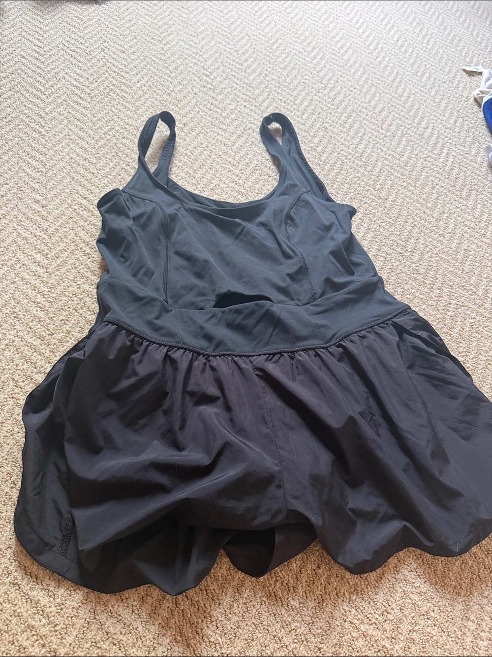 Black Athletic Romper- Juniors